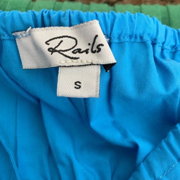 RAILS Miriam Smocked Minidress in Ocean Blue - Picture 7 of 7